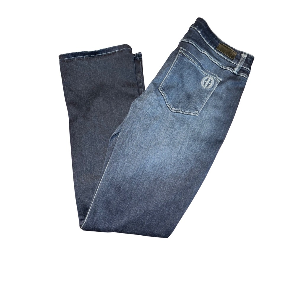 Hot in Hollywood Beverly Hills Baby Bell Flare Jeans Indigo‎ Blue Womens Size L